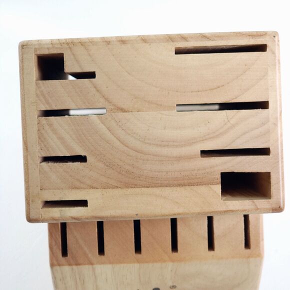 J.A. Henckels International 14 Slot Knife Wood Block 13550-200 Holder Countertop - Picture 4 of 9